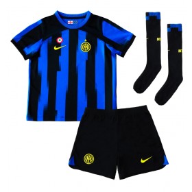 Dětský Fotbalový dres Inter Milan Lautaro Martinez #10 2023-24 Domácí Krátký Rukáv (+ trenýrky)